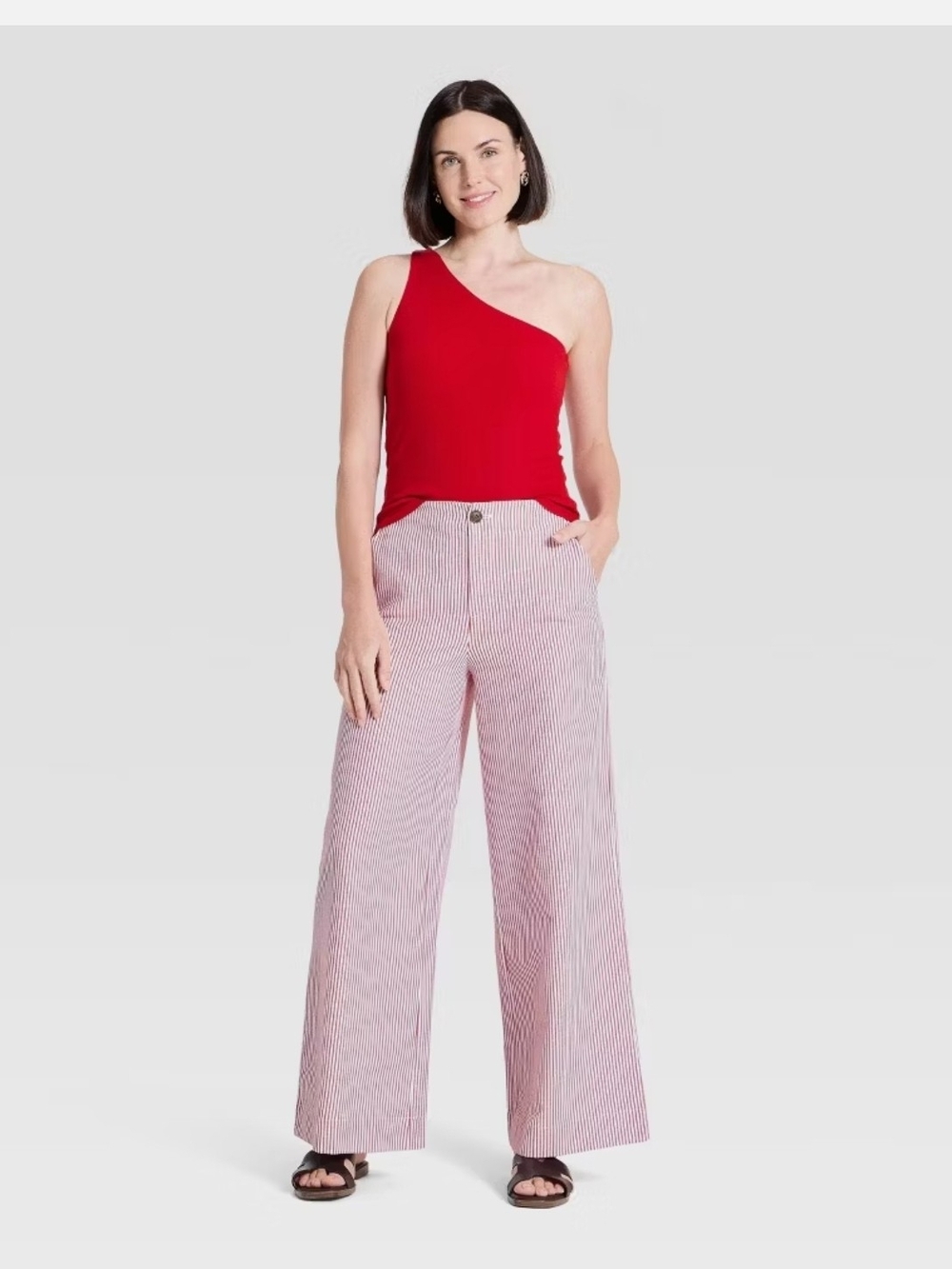 Women's Luxe Linen Trousers - A New Day